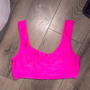 hot pink bra